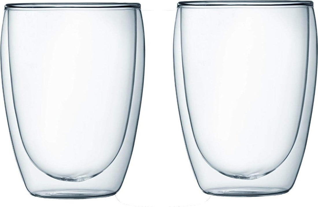 Bodum - Pavina 12 oz Glass Double Wall, Pack of 2 - 4559-10US4