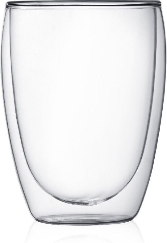 Bodum - Pavina 12 oz Glass Double Wall, Pack of 6 - 4559-10-12US