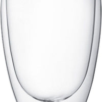 Bodum - Pavina 12 oz Glass Double Wall, Pack of 6 - 4559-10-12US