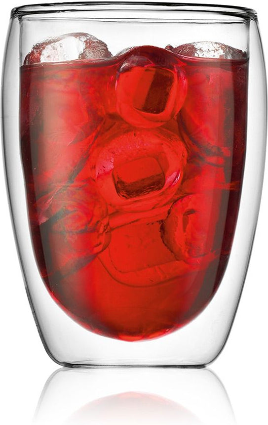 Bodum - Pavina 12 oz Glass Double Wall, Pack of 6 - 4559-10-12US