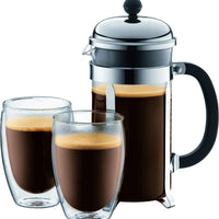 Bodum - Pavina 12 oz Glass Double Wall, Pack of 6 - 4559-10-12US