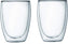 Bodum - Pavina 12 oz Glass Double Wall Set of 2 - 4559-10US4