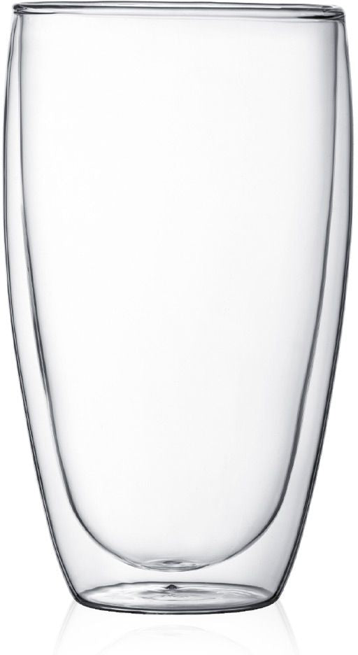 Bodum - Pavina 15 oz Glass Double Wall, Pack of 2 - 4560-10US4