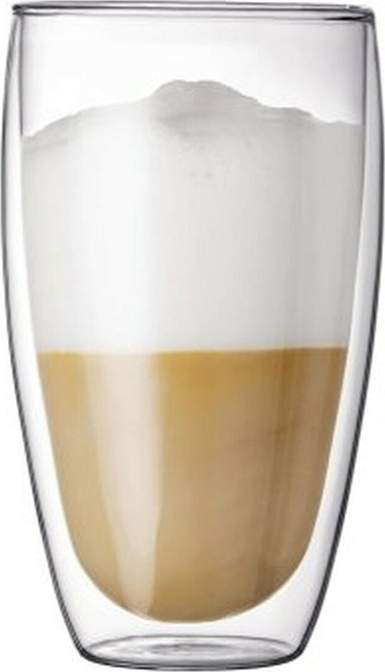 Bodum - Pavina 15 oz Glass Double Wall, Pack of 2 - 4560-10US4
