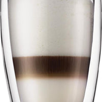 Bodum - Pavina 15 oz Glass Double Wall, Pack of 2 - 4560-10US4