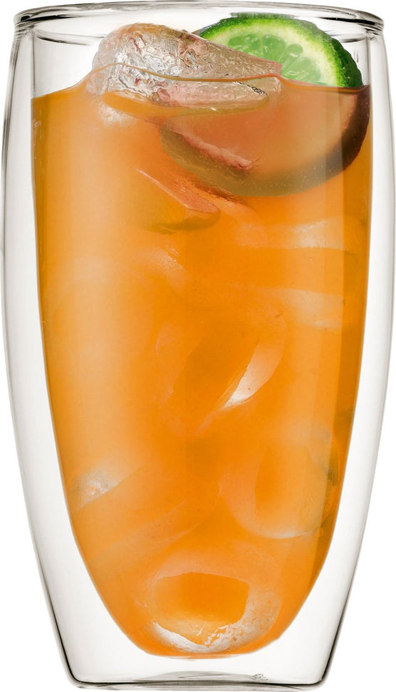 Bodum - Pavina 15 oz Glass Double Wall, Pack of 2 - 4560-10US4