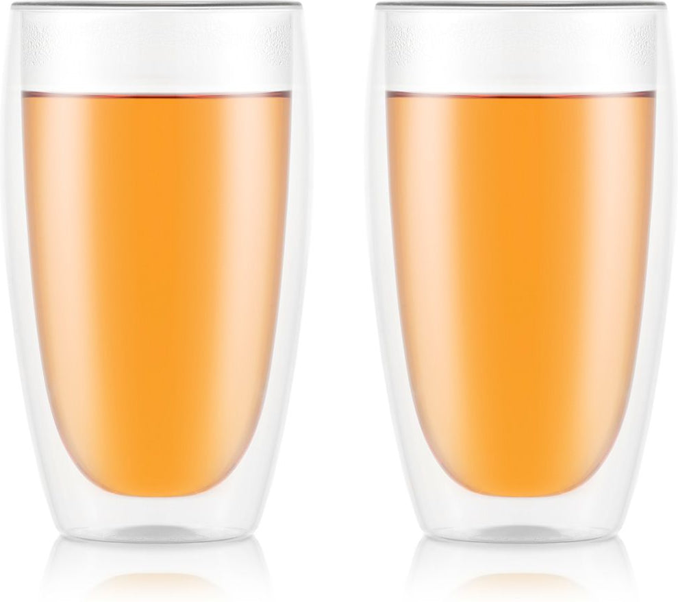 Bodum - Pavina 15 oz Glass Double Wall, Pack of 2 - 4560-10US4