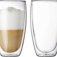 Bodum - Pavina 15 oz Glass Double Wall, Pack of 2 - 4560-10US4