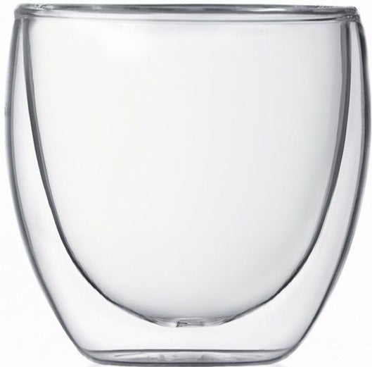 Bodum - Pavina 2.5 oz Glass Double Wall, Pack of 2 - 4557-10US4