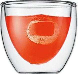 Bodum - Pavina 2.5 oz Glass Double Wall, Pack of 2 - 4557-10US4