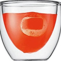 Bodum - Pavina 2.5 oz Glass Double Wall, Pack of 2 - 4557-10US4