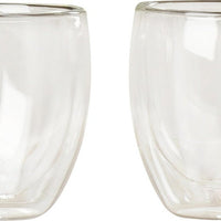 Bodum - Pavina 2.5 oz Glass Double Wall, Pack of 2 - 4557-10US4