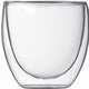 Bodum - Pavina 2.5 oz Glass Double Wall Set of 2 - 4557-10US4