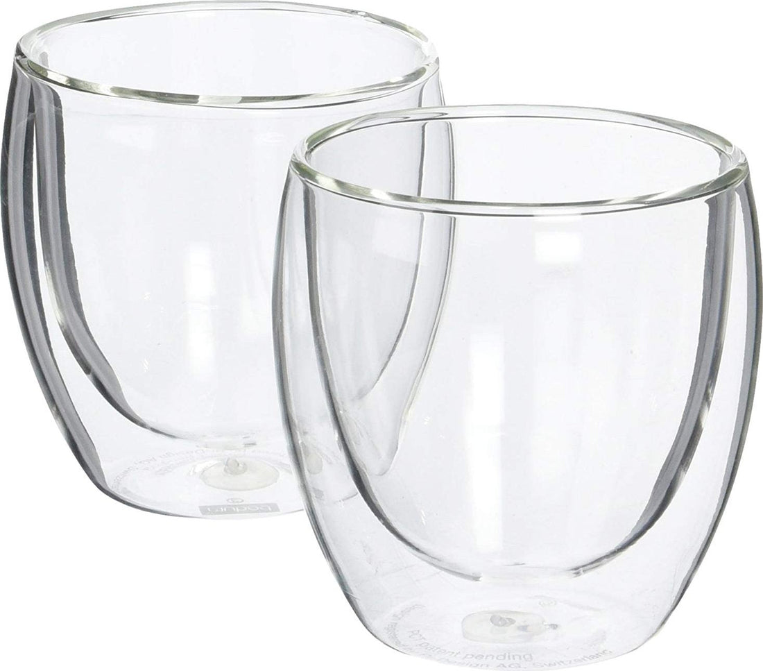 Bodum - Pavina 8 oz Glass Double Glass, Pack of 2 - 4558-10US4