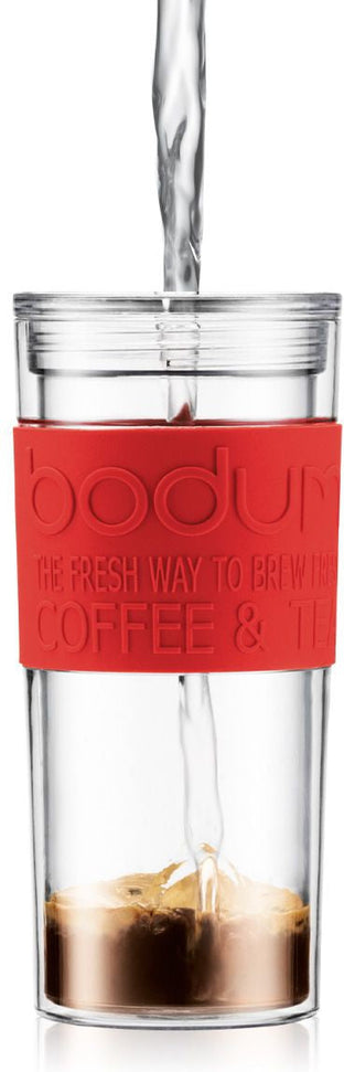 Bodum - Travel Press Double-Wall Acrylic Red - 11100-294BUS
