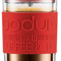 Bodum - Travel Press Double-Wall Acrylic Red - 11100-294BUS