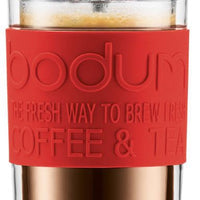 Bodum - Travel Press Double-Wall Acrylic Red - 11100-294BUS
