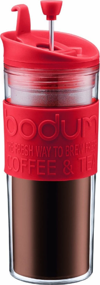 Bodum - Travel Press Double-Wall Acrylic Red - 11100-294BUS