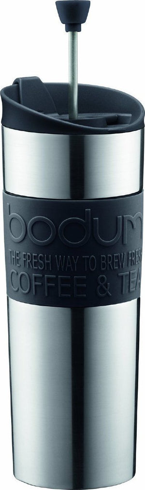 Bodum - Travel Press Double-Wall Stainless Steel Black - 11057-01BUS