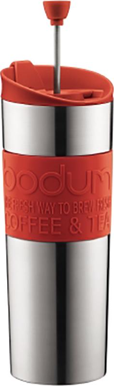 Bodum - Travel Press Double-Wall Stainless Steel Red - 11057-294BUS