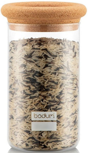 Bodum - Yohki 34 oz Storage Jar with Cork Lid - 8600-109-2