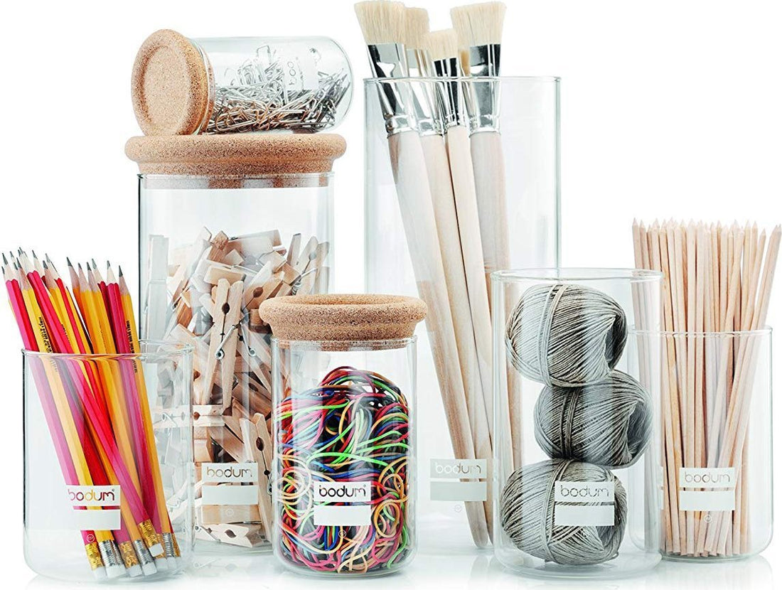 Bodum - Yohki 68 oz Storage Jar with Cork Lid - 8650-109-2