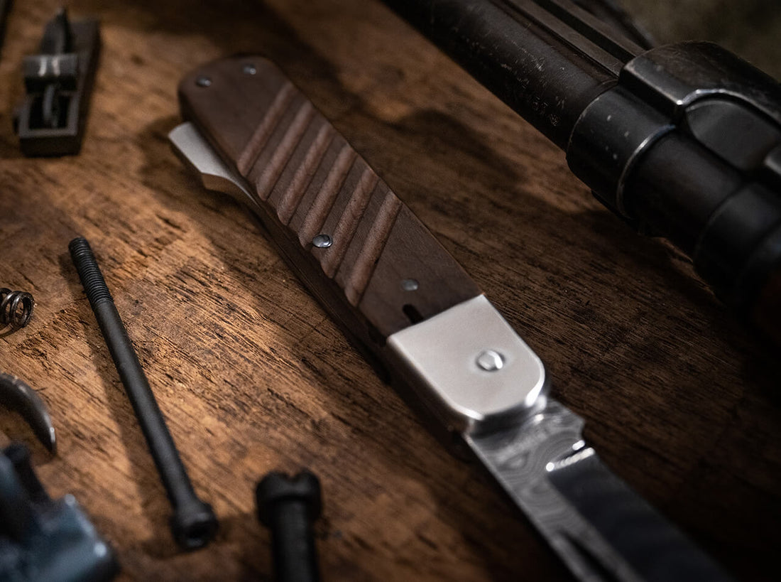 Boker - 98k-Damast Pocket Knife - 110715DAM