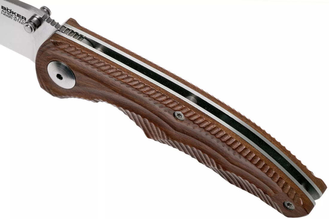 Boker - Abolito Gemini Guayacan Stud Pocket Knife - 01BA001G