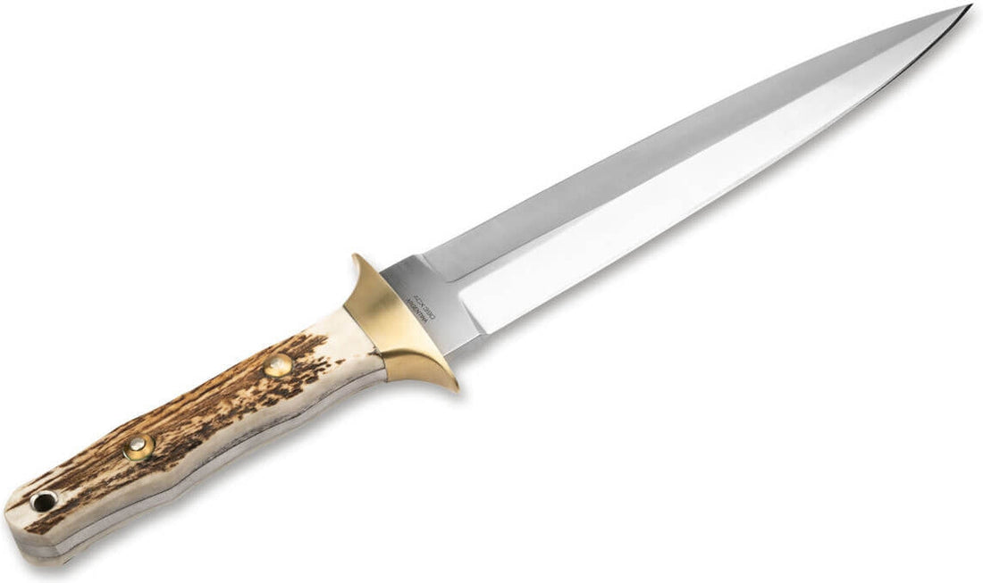 Boker - Arbolito Colmillo Stag Fixed Blade Knife - 02BA918HH