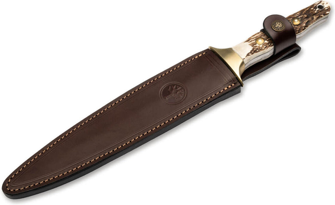 Boker - Arbolito Colmillo Stag Fixed Blade Knife - 02BA918HH