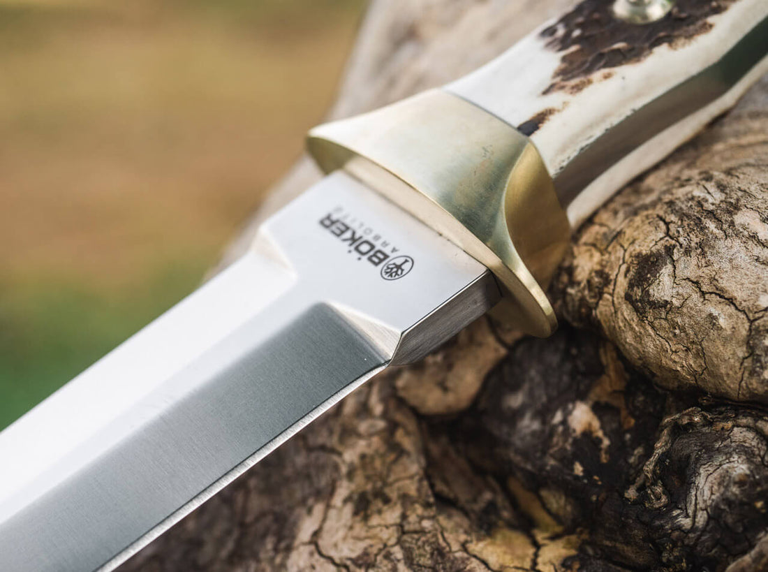 Boker - Arbolito Colmillo Stag Fixed Blade Knife - 02BA918HH