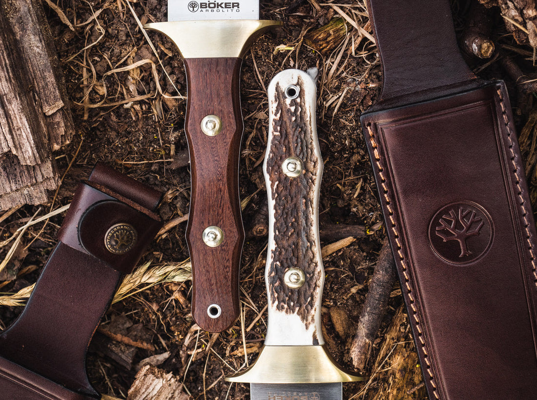 Boker - Arbolito Colmillo Stag Fixed Blade Knife - 02BA918HH