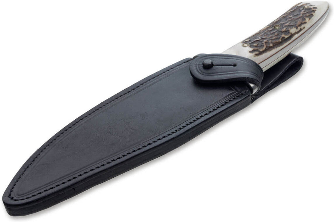 Boker - Arbolito Esculta Stag Fixed Blade Knife - 02BA593H