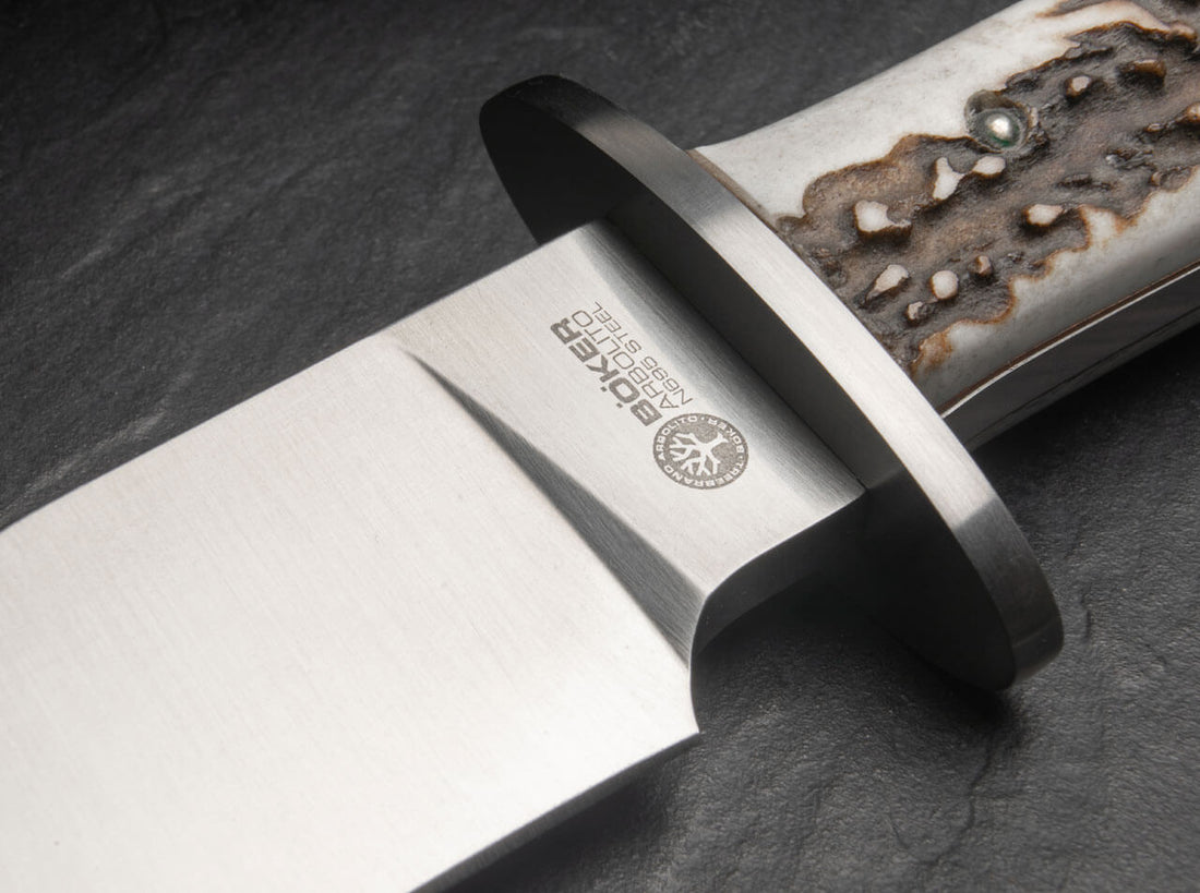 Boker - Arbolito Esculta Stag Fixed Blade Knife - 02BA593H