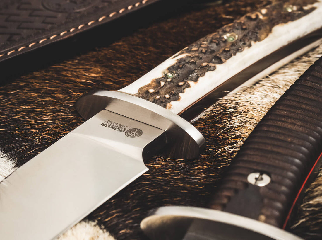 Boker - Arbolito Esculta Stag Fixed Blade Knife - 02BA593H