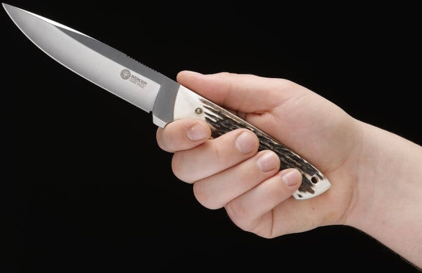 Boker - Arbolito Relincho Stag Fixed Blade Knife - 02BA303H