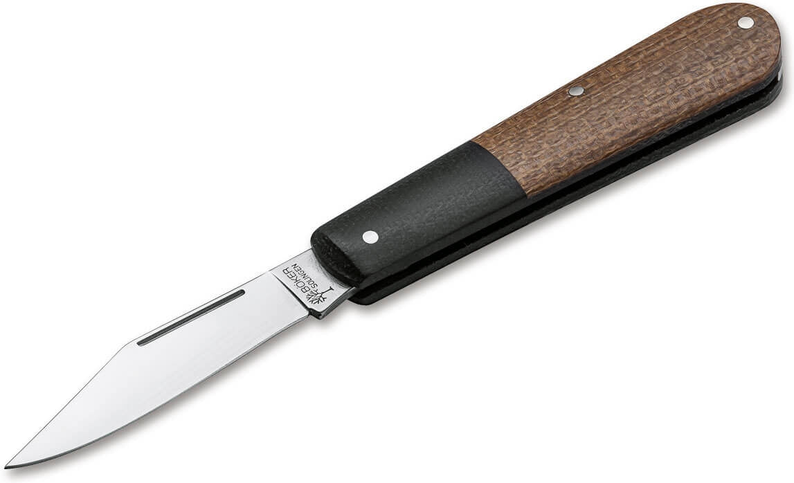 Boker - Barlow Integral Burlap Micarta Brown Pocket Knife - 110943