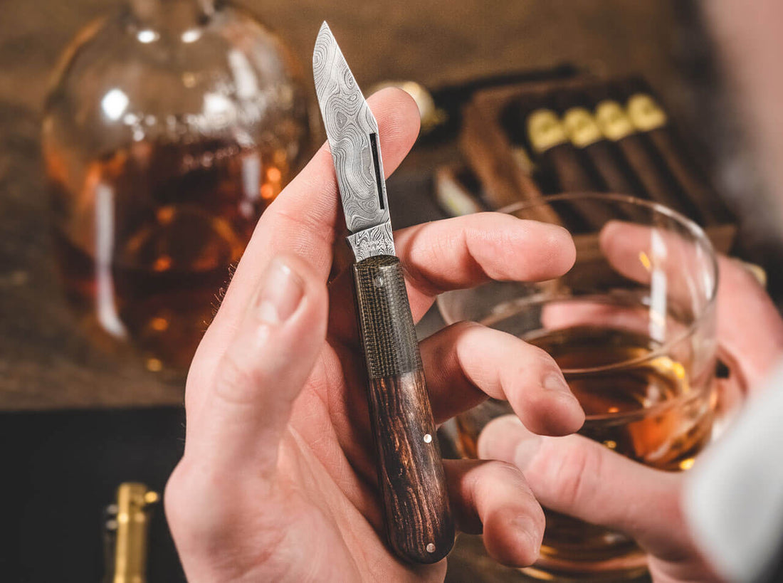 Boker - Barlow Integral Leopard-Damast Pocket Knife - 100501DAM