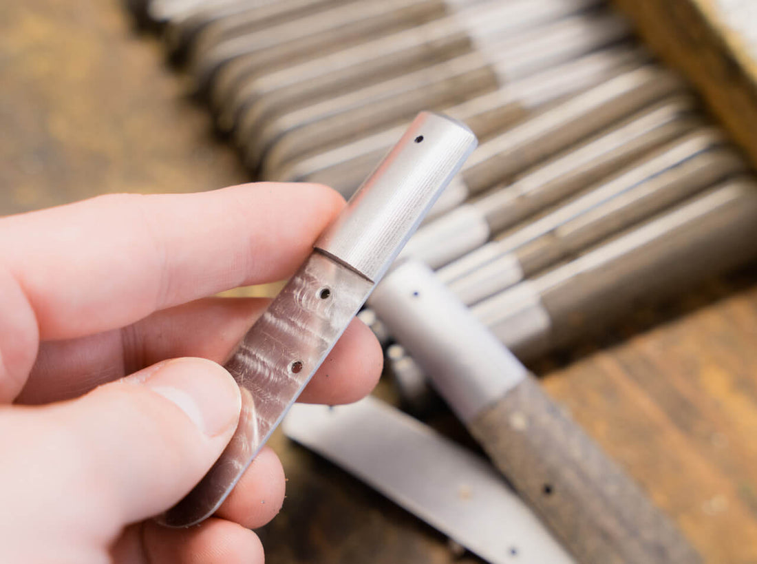 Boker - Barlow M4 Sherman-Damast Pocket Knife - 110038DAM