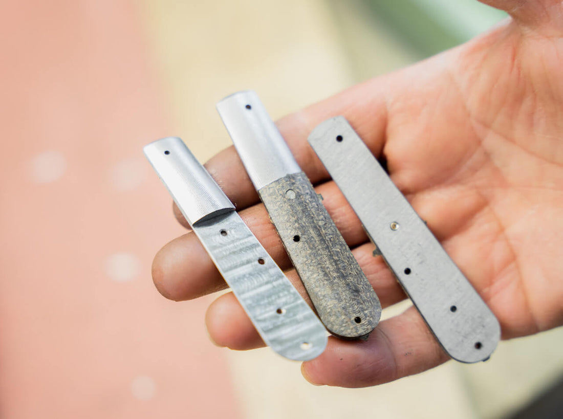 Boker - Barlow M4 Sherman-Damast Pocket Knife - 110038DAM