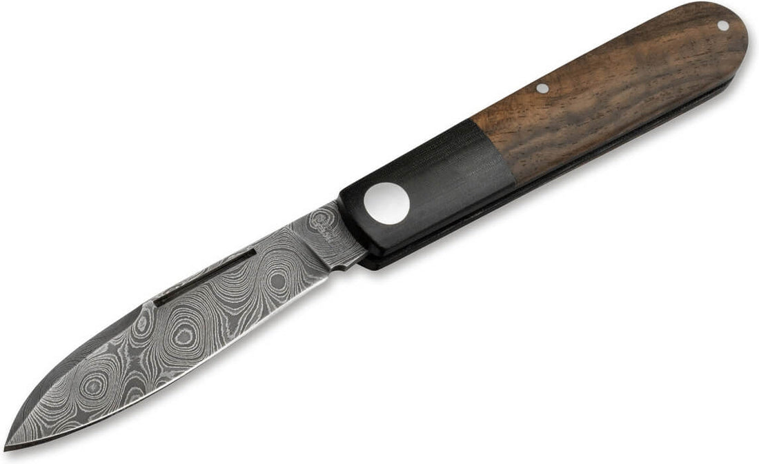 Boker - Barlow Prime Tirpitz-Damast Pocket Knife - 117942DAM