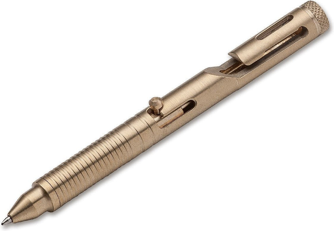 Boker - Boker Plus CID cal .45 Brass Tactical Pen - 09BO064