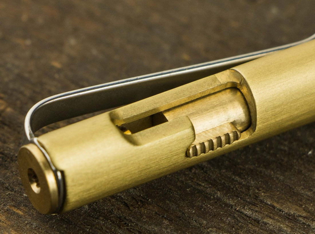 Boker - Boker Plus Rocket Tactical Pen Brass - 09BO062