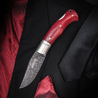 Boker - Boxer Damast Pocket Knife - 111025DAM