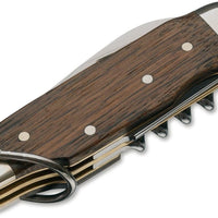 Boker - Camp Knife Smoked Oak Pocket Knife - 110183