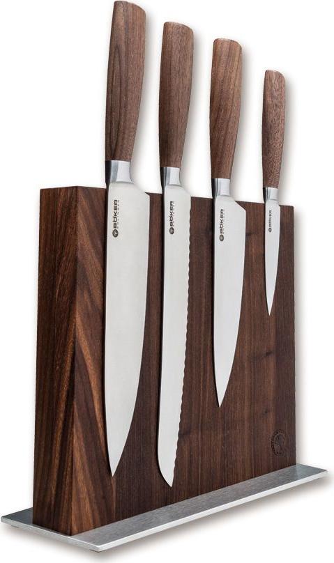 Boker - Core 4 Piece Style Knife Set with Knife Block - 130780SET