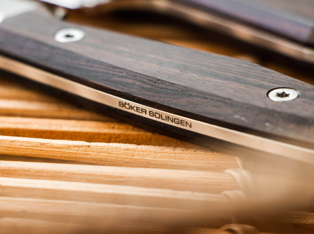 Boker - Daily Knives AK1 Reverse Tanto Grenadill Fixed Blade Knife - 127502