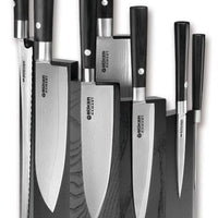 Boker - Damascus Black 7 Piece Knife Set with Knife Block - 130425SET - DISCONTINUED