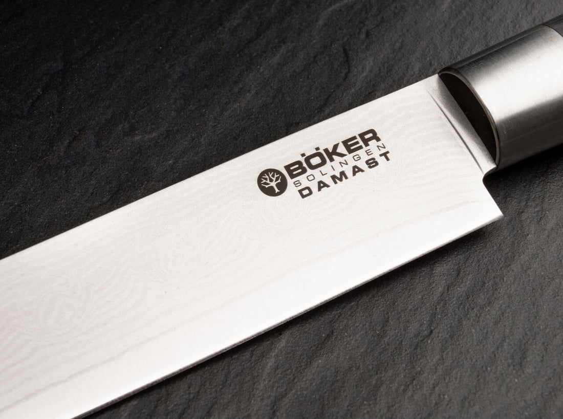 Boker - Damascus Carving Knife Black - 130425DAM - DISCONTINUED