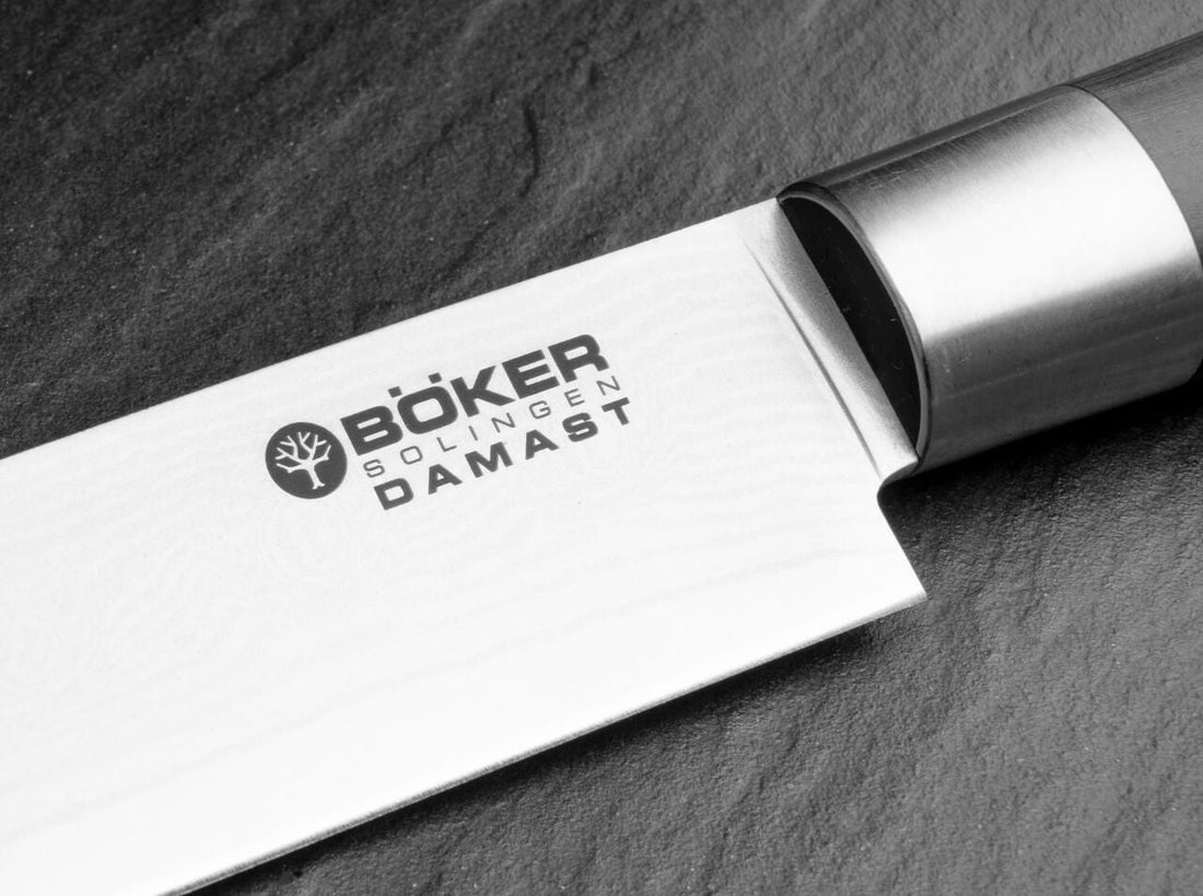 Boker - Damascus Carving Knife Black - 130425DAM - DISCONTINUED